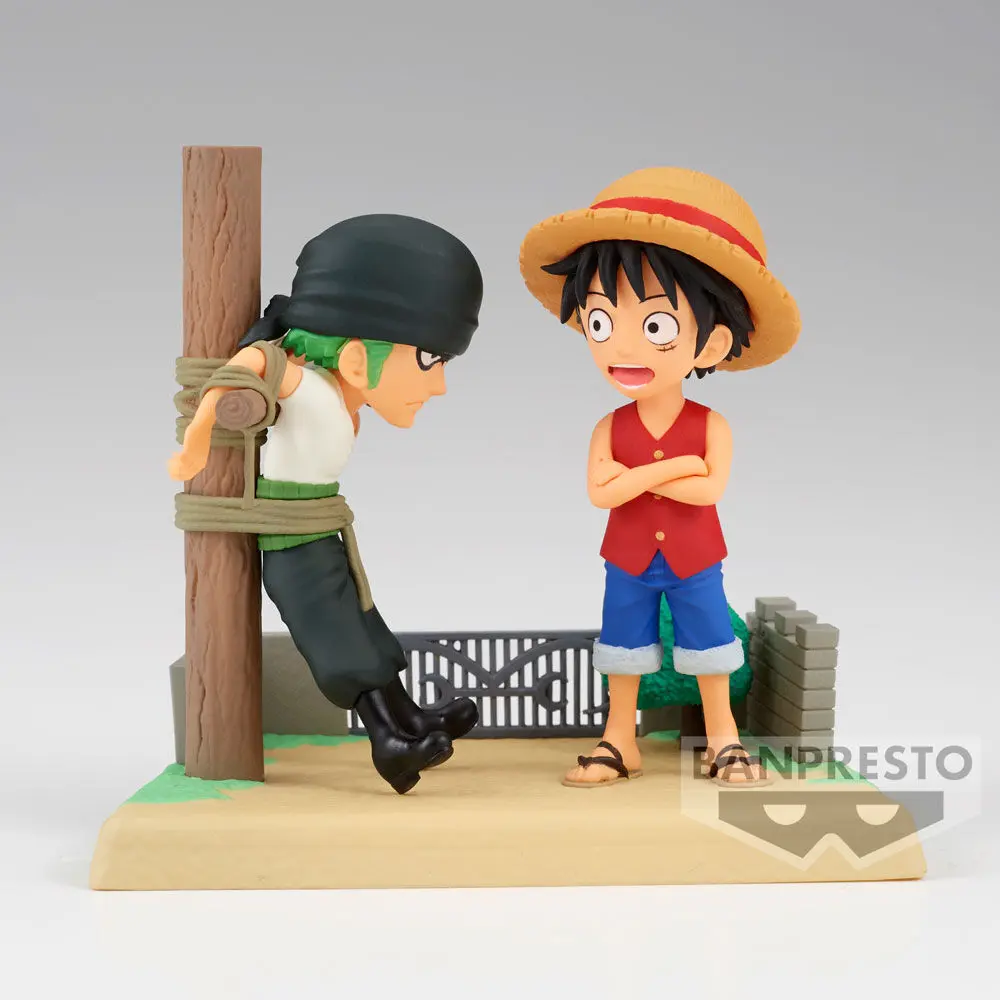 One Piece Log Stories Monkey D Luffy & Roronoa Zoro figure 7cm termékfotó