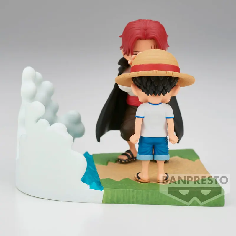 One Piece Log Stories Monkey Luffy &amp; Shanks figure 7cm product photo