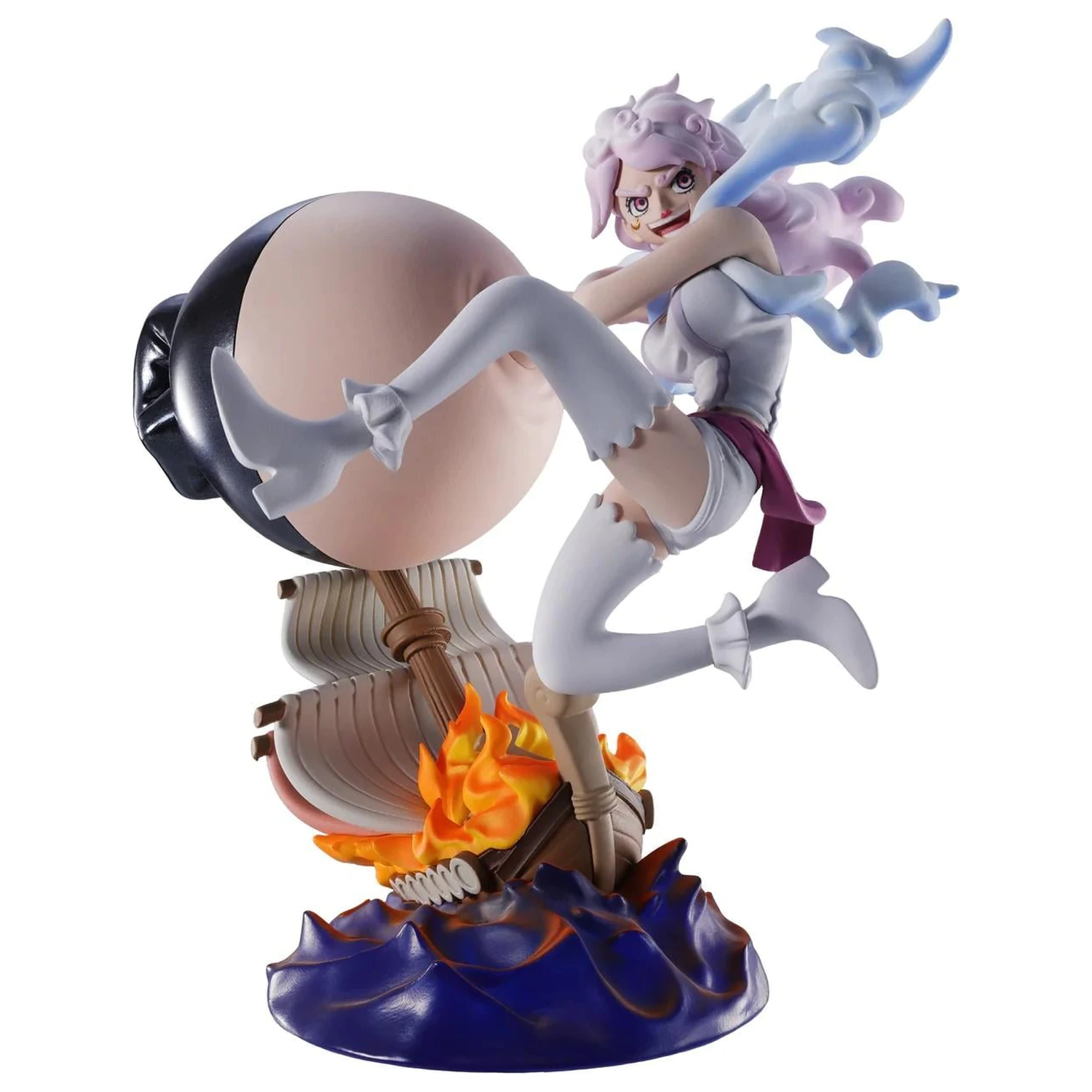 One Piece Logbox Re Birth Egghead 4 Statue Set Petitrama 9cm product photo