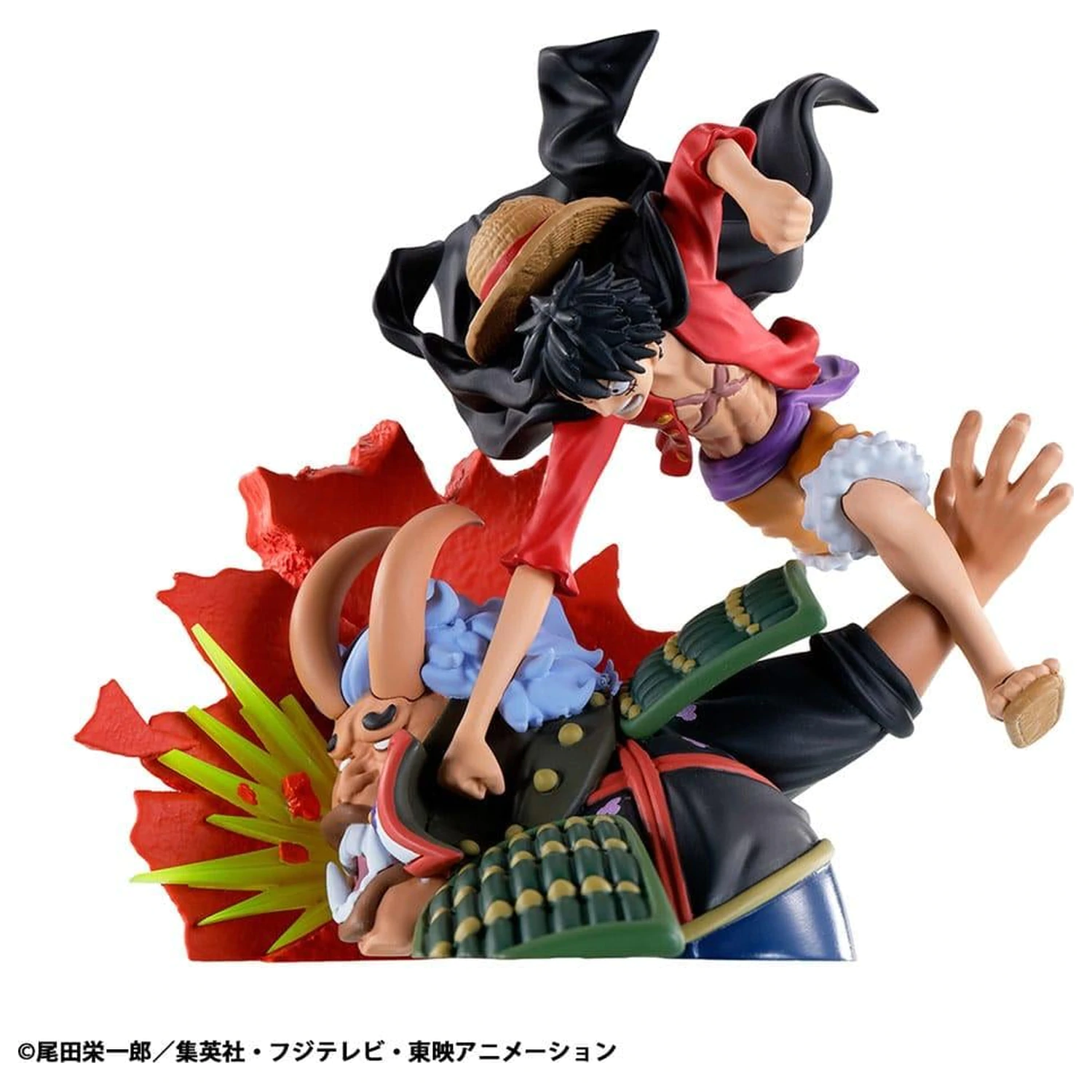 One Piece Logbox Re Birth Wano Kuni 4 Statue Set Petitrama 9 cm product photo