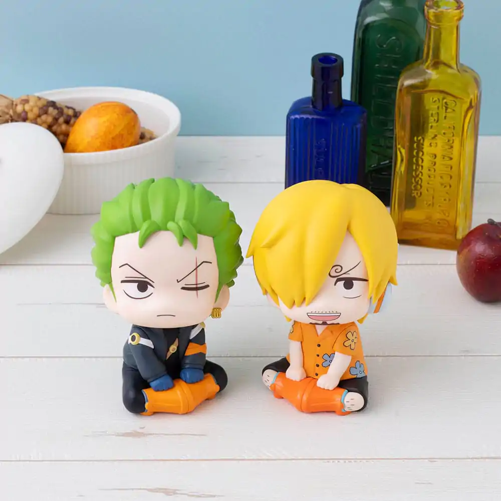 One Piece Look Up PVC Statues Roronoa Zoro & Sanji Future Island Egghead Ver. 11 cm (with gift) product photo