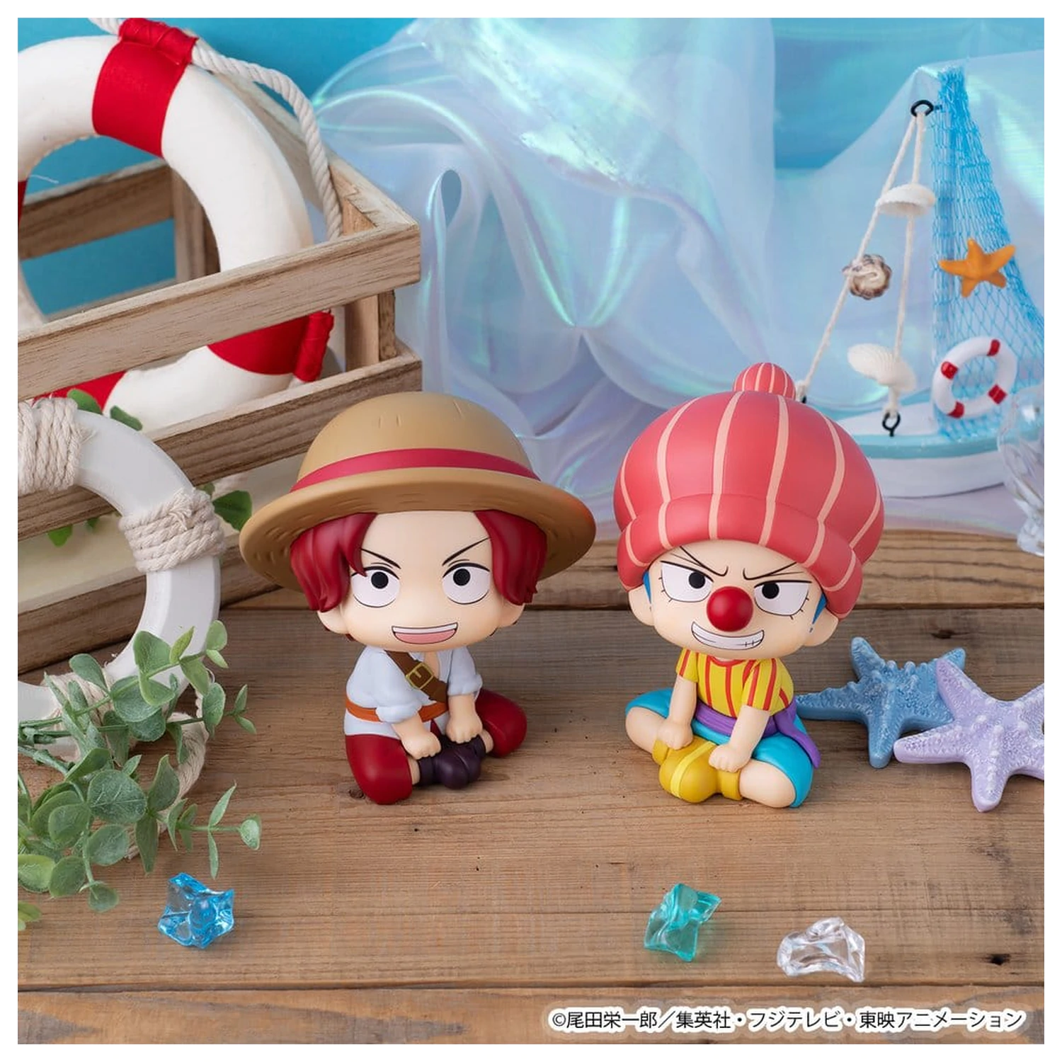 One Piece Look Up PVC Figures 2-Pack Shanks & Buggy Childhood Ver. 11 cm (with gift) product photo