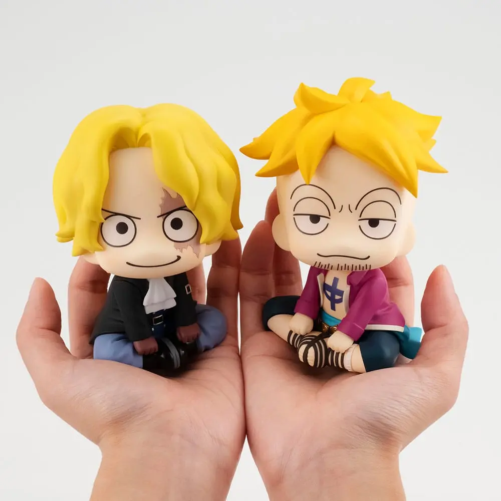 One Piece Look Up PVC Statue Sabo &amp; Marco 11 cm product photo