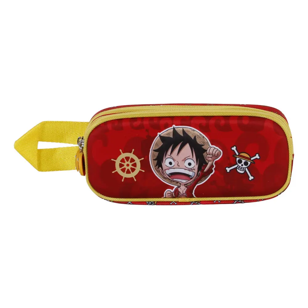 One piece Luffy 3D double pencil case product photo