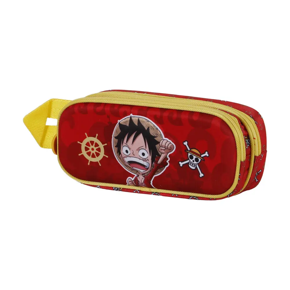 One piece Luffy 3D double pencil case product photo