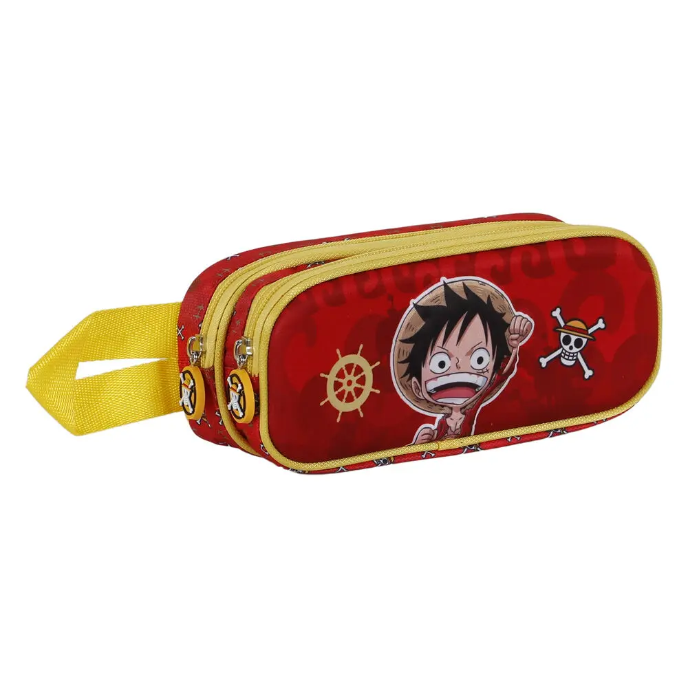 One piece Luffy 3D double pencil case product photo