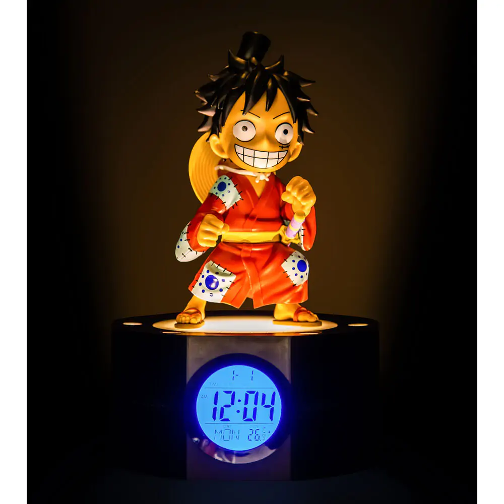 One Piece Alarm Clock with Light Ruffy 18 cm termékfotó