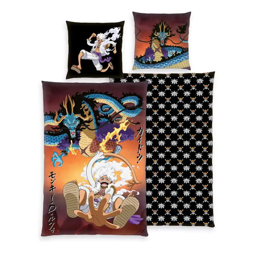 One Piece Duvet Set Luffy Gear 5 135 x 200 cm / 80 x 80 cm product photo