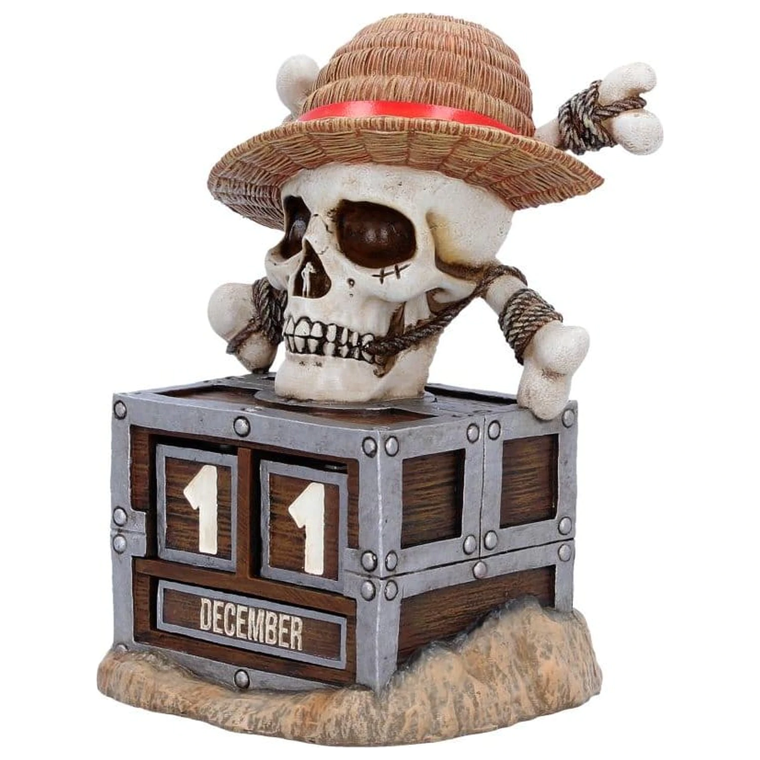 One Piece Perpetual Calendar Luffy Jolly Roger 16 cm product photo