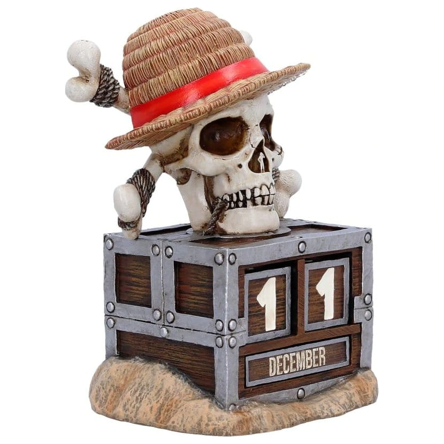 One Piece Perpetual Calendar Luffy Jolly Roger 16 cm product photo