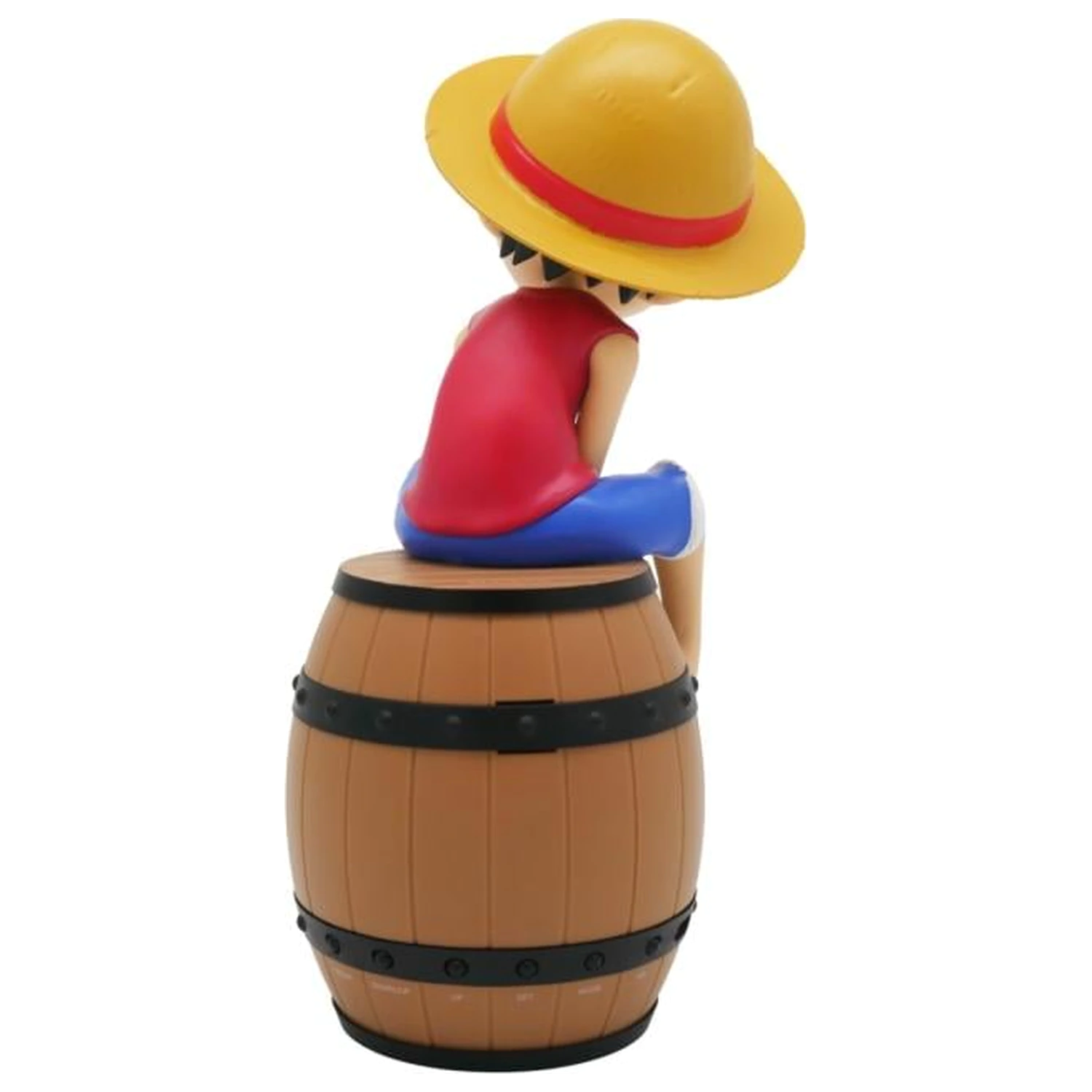 ONE PIECE Luffy on a Barrel LED Light-Up Alarm Clock 28 cm product photo