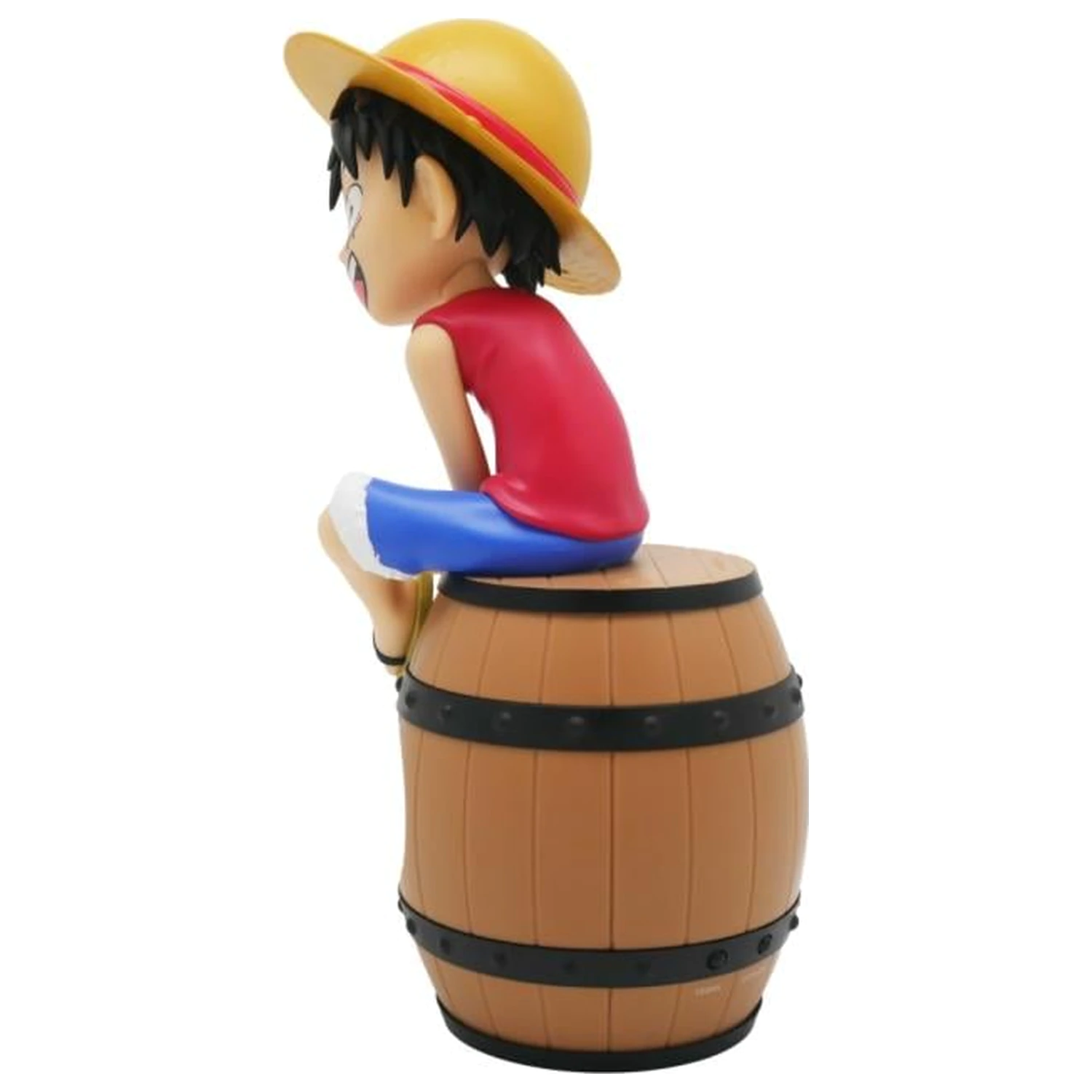 ONE PIECE Luffy on a Barrel LED Light-Up Alarm Clock 28 cm product photo