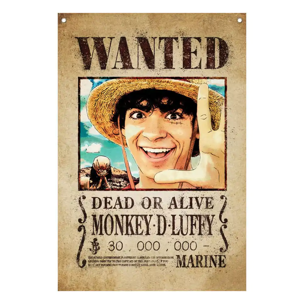 One Piece Wall Banner Luffy Wanted 120 x 85 cm termékfotó