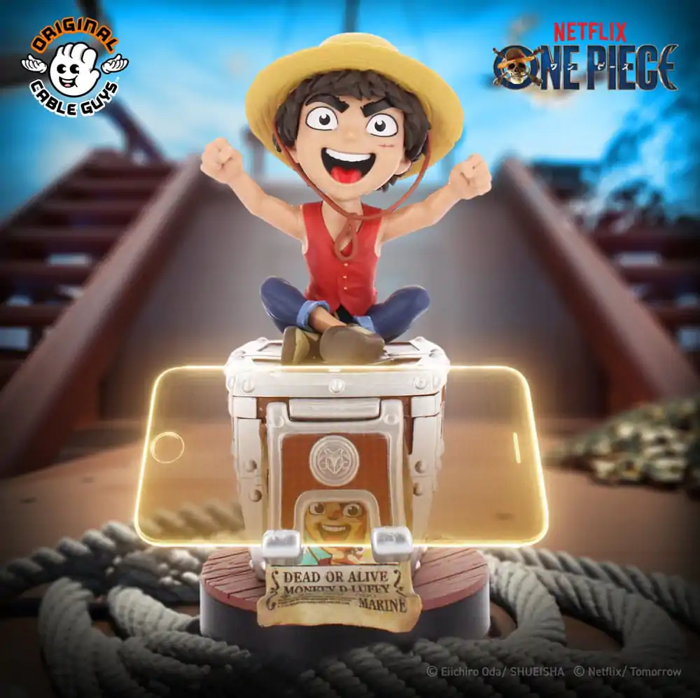 One Piece Cable Guys Charging Stand Luffy Wanted Poster 21 cm termékfotó