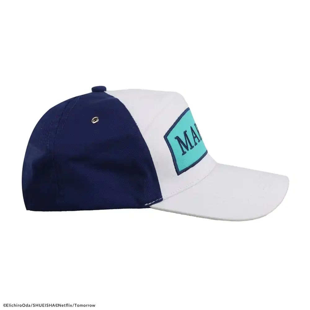 One Piece Curved Bill Cap Marine product photo