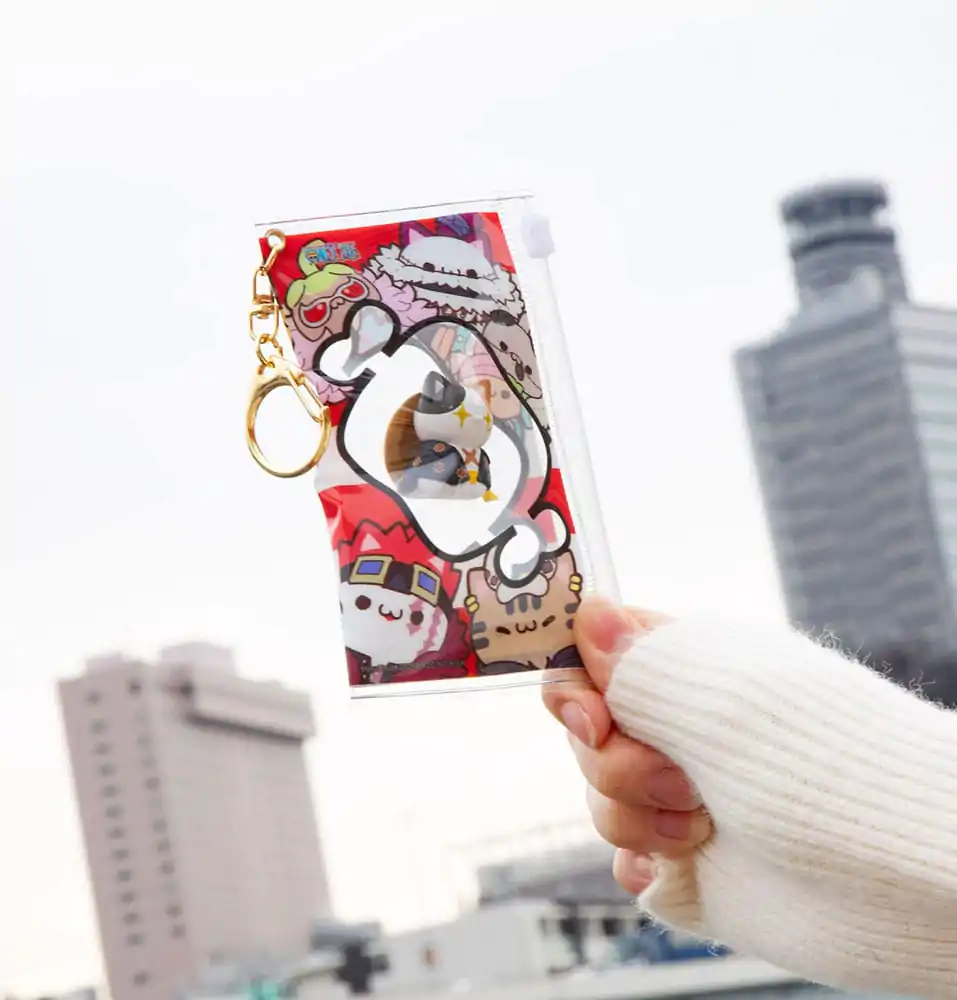 One Piece Mega Cat Project Nyan Piece Nyan! Trading Figure with pouch Luffy 2025 Limited Edition 7 cm  product photo