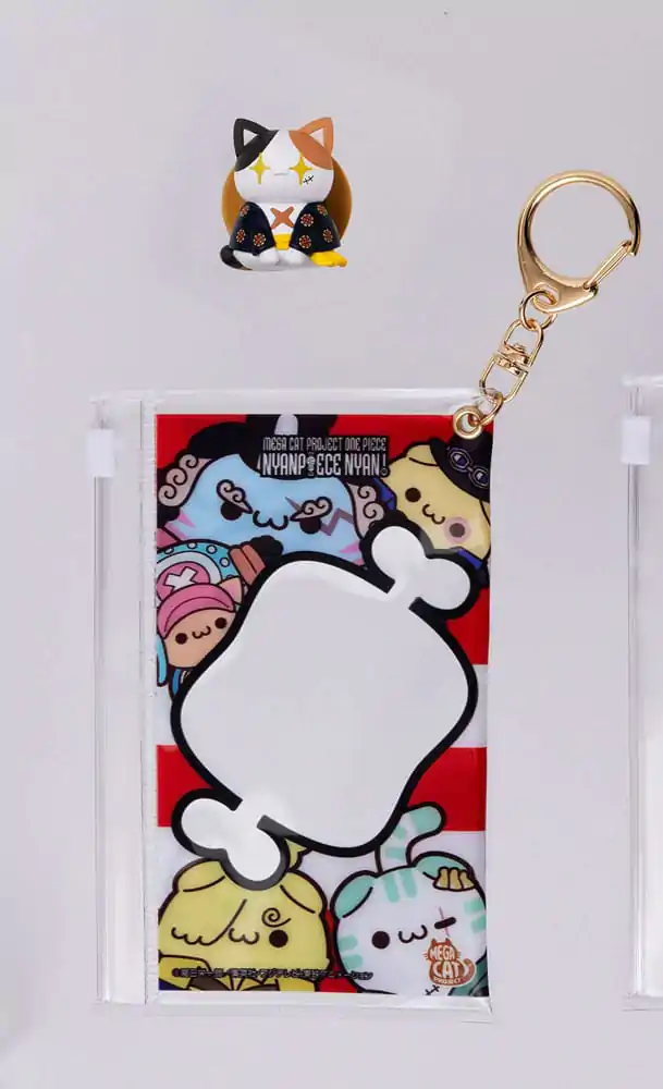 One Piece Mega Cat Project Nyan Piece Nyan! Trading Figure with pouch Luffy 2025 Limited Edition 7 cm  product photo