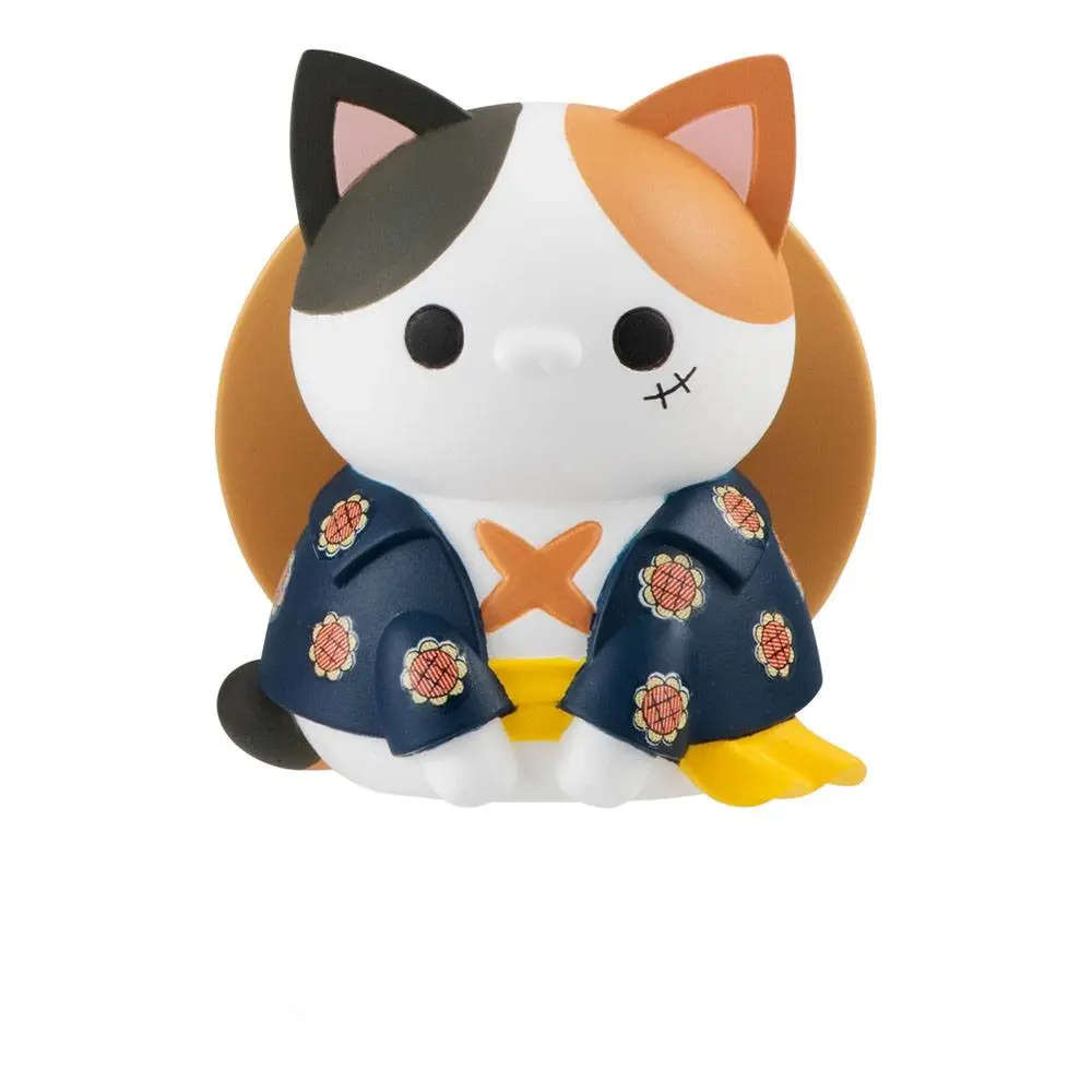 One Piece Mega Cat Project Trading Figure 8-Pack NyanPieceNyan! Ver. Luffy with Rivals 3 cm product photo