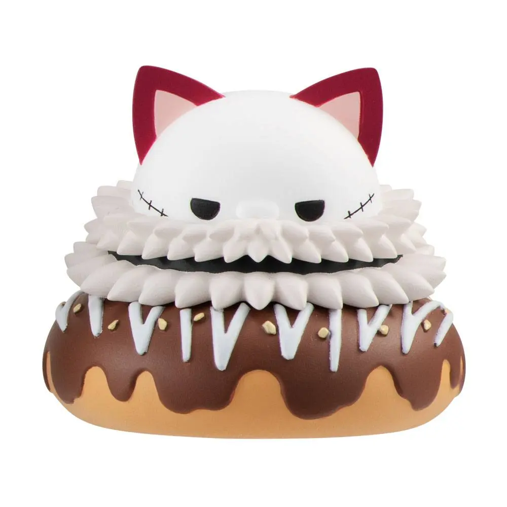 One Piece Mega Cat Project Trading Figure 8-Pack NyanPieceNyan! Ver. Luffy with Rivals 3 cm product photo