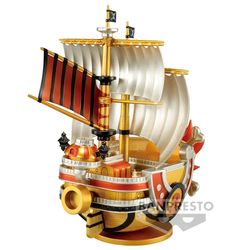 One Piece Mega World Collectable Thousand Sunny Gold Color figure 19cm product photo