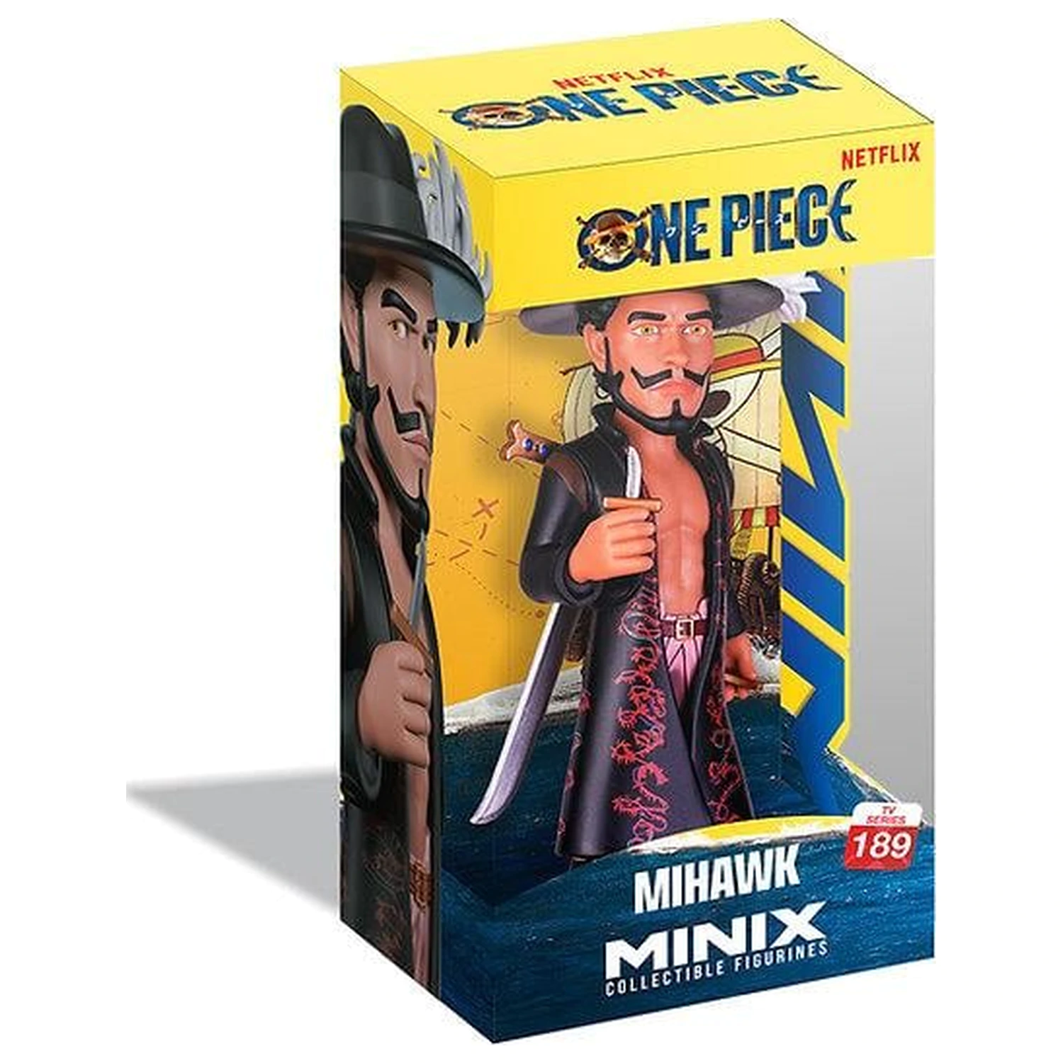 One Piece Mihawk Figure Minix 12cm product photo