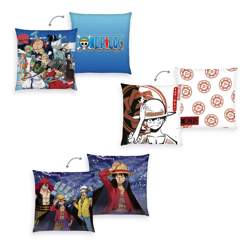 One Piece Pillows 3-Pack Monkey D. Luffy 40 x 40 cm termékfotó