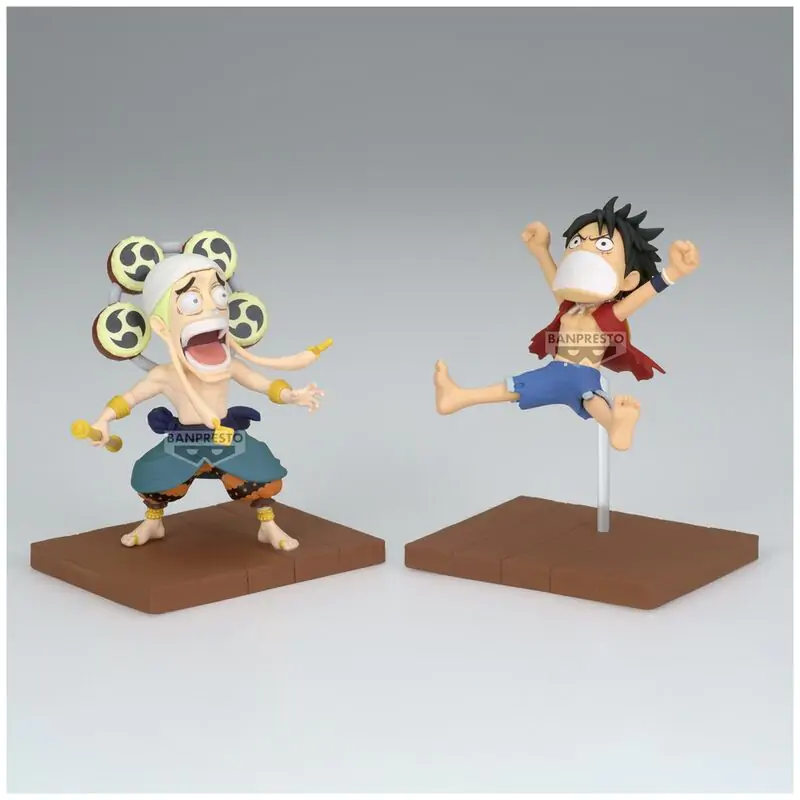 One Piece Monkey D Luffy & Enel World Collectable figure 7cm termékfotó