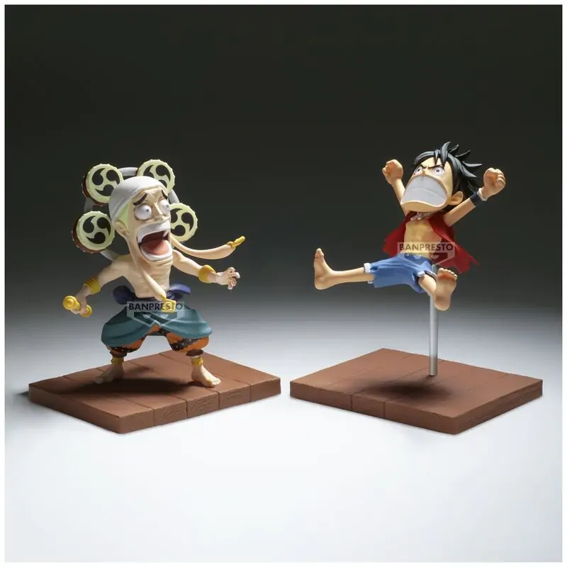 One Piece Monkey D Luffy & Enel World Collectable figure 7cm termékfotó