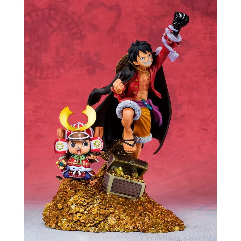 One Piece FiguartsZERO PVC Statue Monkey D. Luffy by Eiichiro Oda WT100 Daikaizoku Hyakkei 19 cm product photo