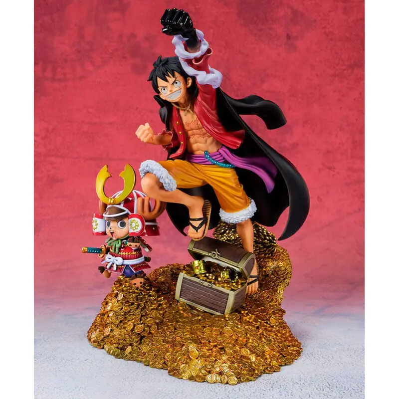 One Piece FiguartsZERO PVC Statue Monkey D. Luffy by Eiichiro Oda WT100 Daikaizoku Hyakkei 19 cm product photo