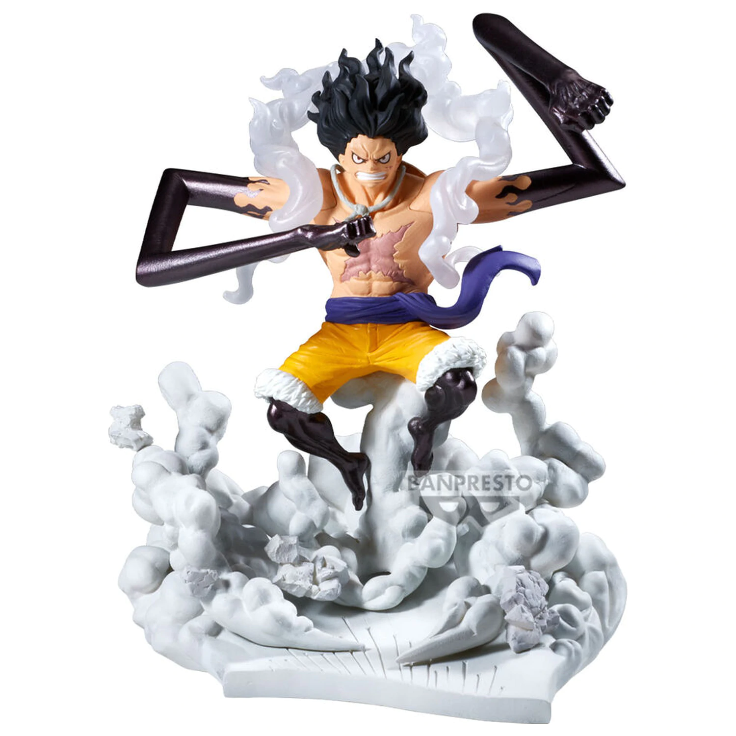 One Piece Monkey D Luffy Gear 4 Senkokkei figure 15cm product photo