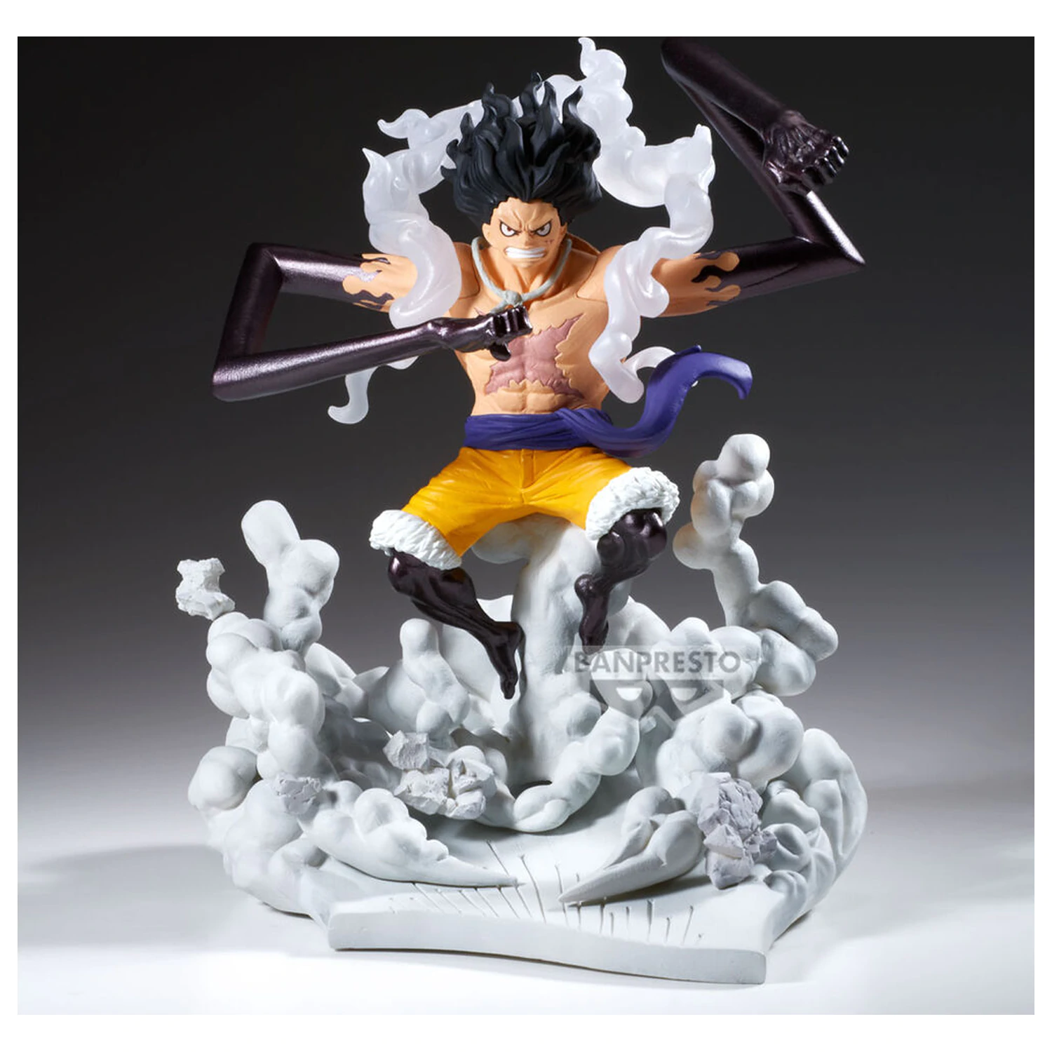 One Piece Monkey D Luffy Gear 4 Senkokkei figure 15cm product photo