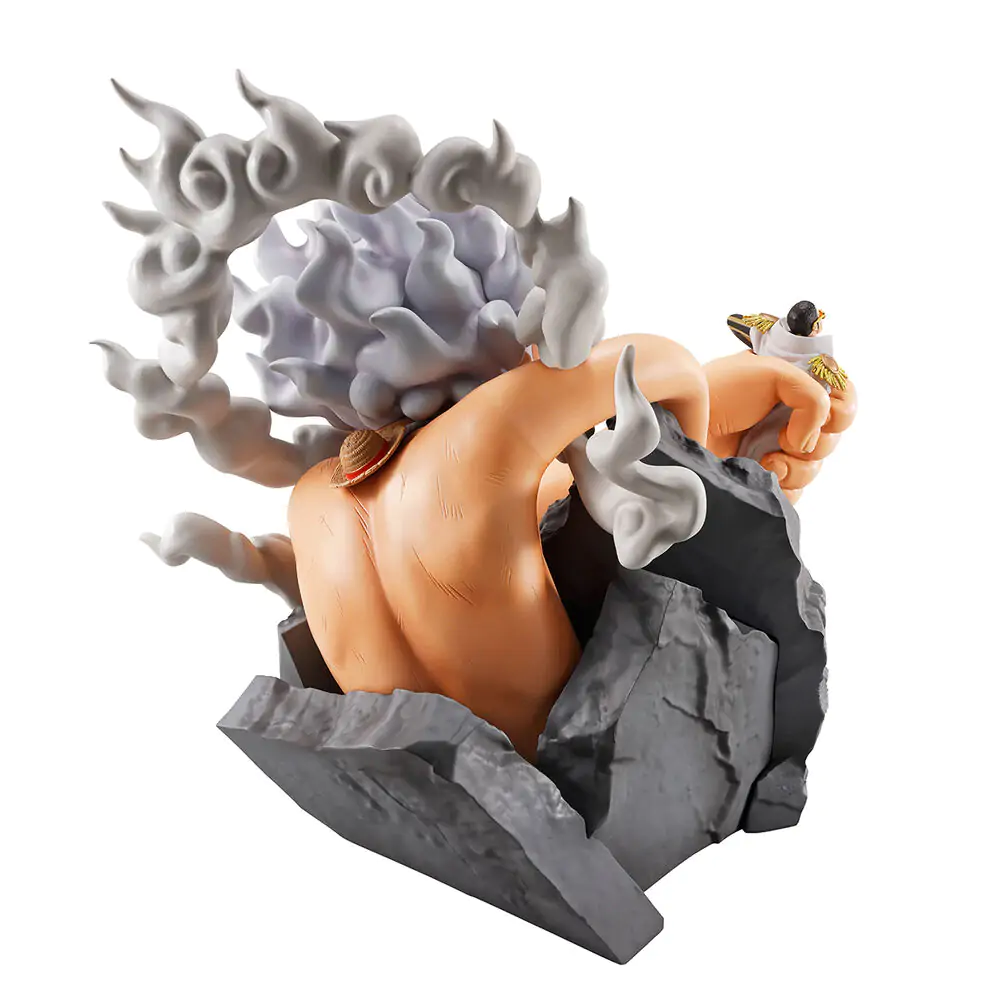 One Piece Monkey D Luffy Gear 5 vs Borsalino Burst of Energy Ichibansho figure 22cm product photo
