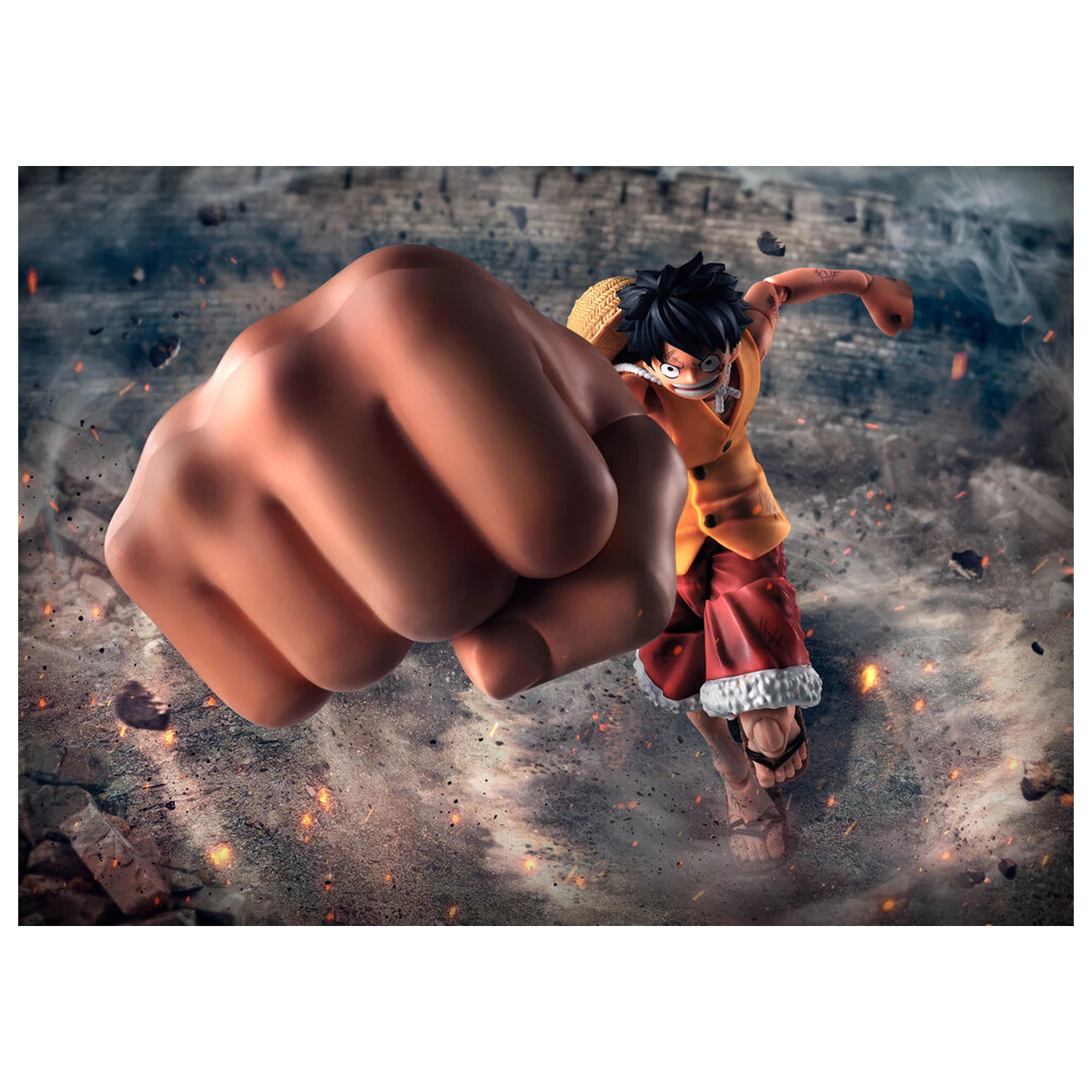 One Piece Monkey D. Luffy Marineford Gea Three S.H. Figuarts Options Parts Set product photo