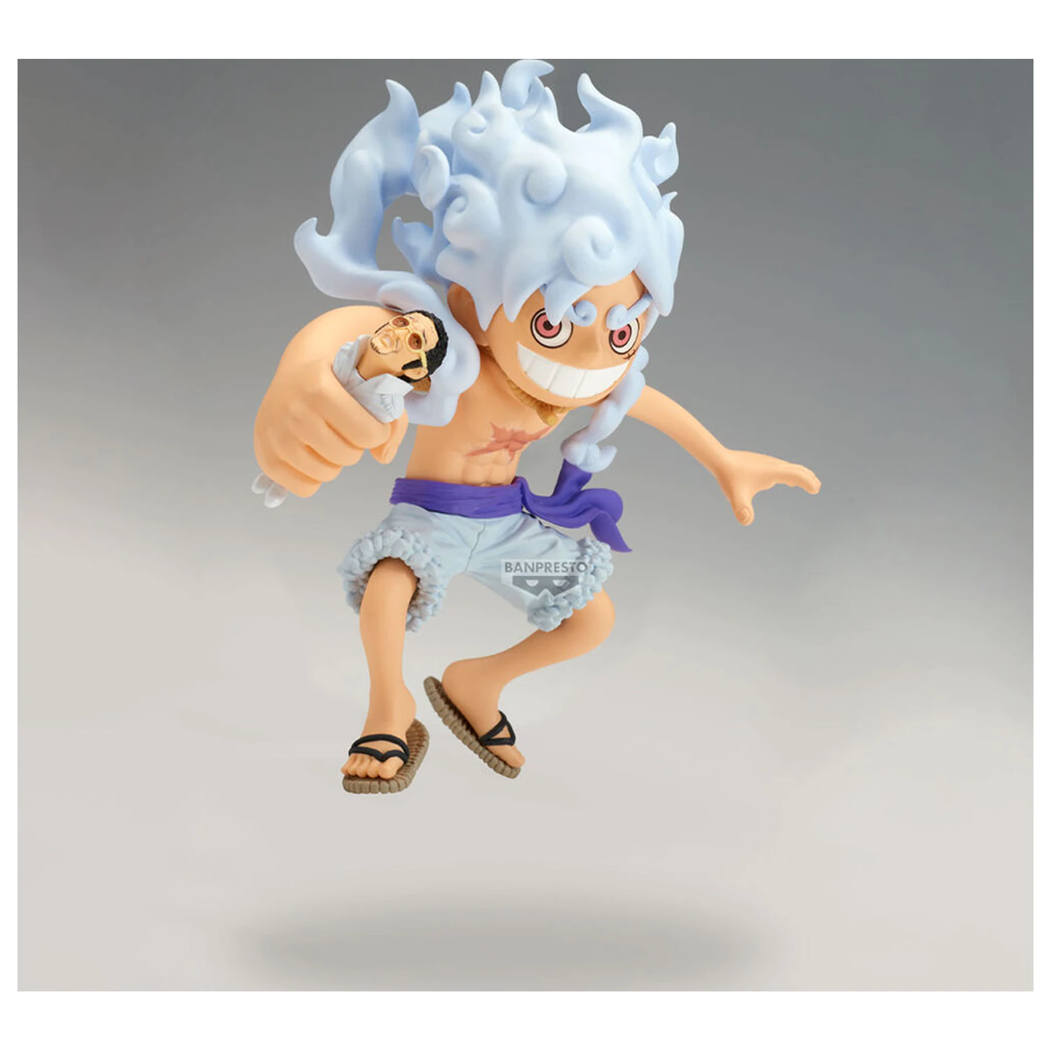 One Piece Monkey D. Luffy vs Borsalino Mega World Collectable figure 13cm product photo