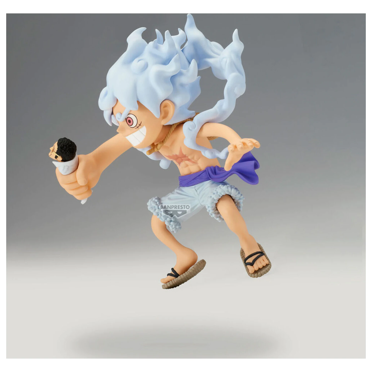 One Piece Monkey D. Luffy vs Borsalino Mega World Collectable figure 13cm product photo