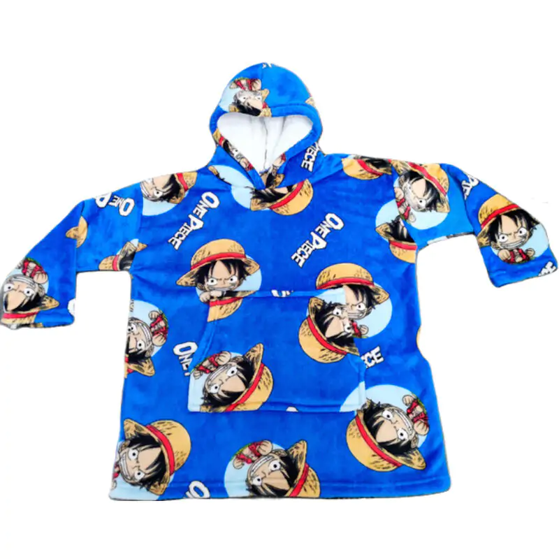 One Piece oversize sweatshirt coat kids coral product photo