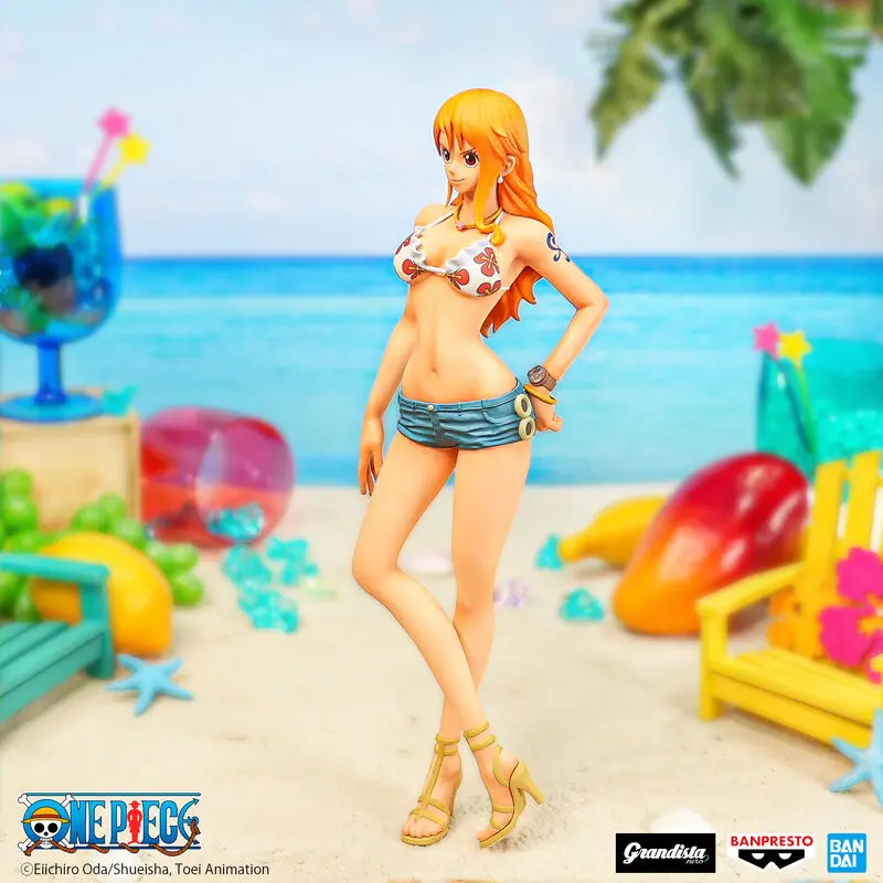 One Piece Nero Nami Grandista figure 28cm product photo