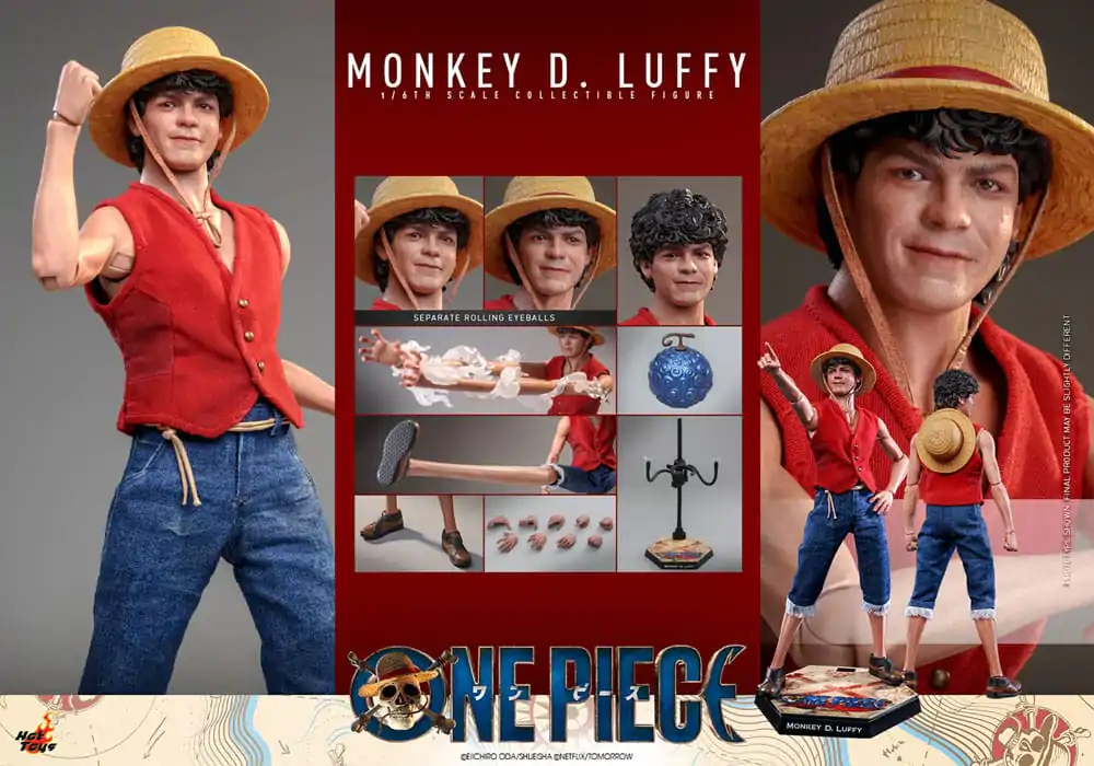 One Piece (Netflix) Action Figure 1/6 Monkey D. Luffy 31 cm termékfotó