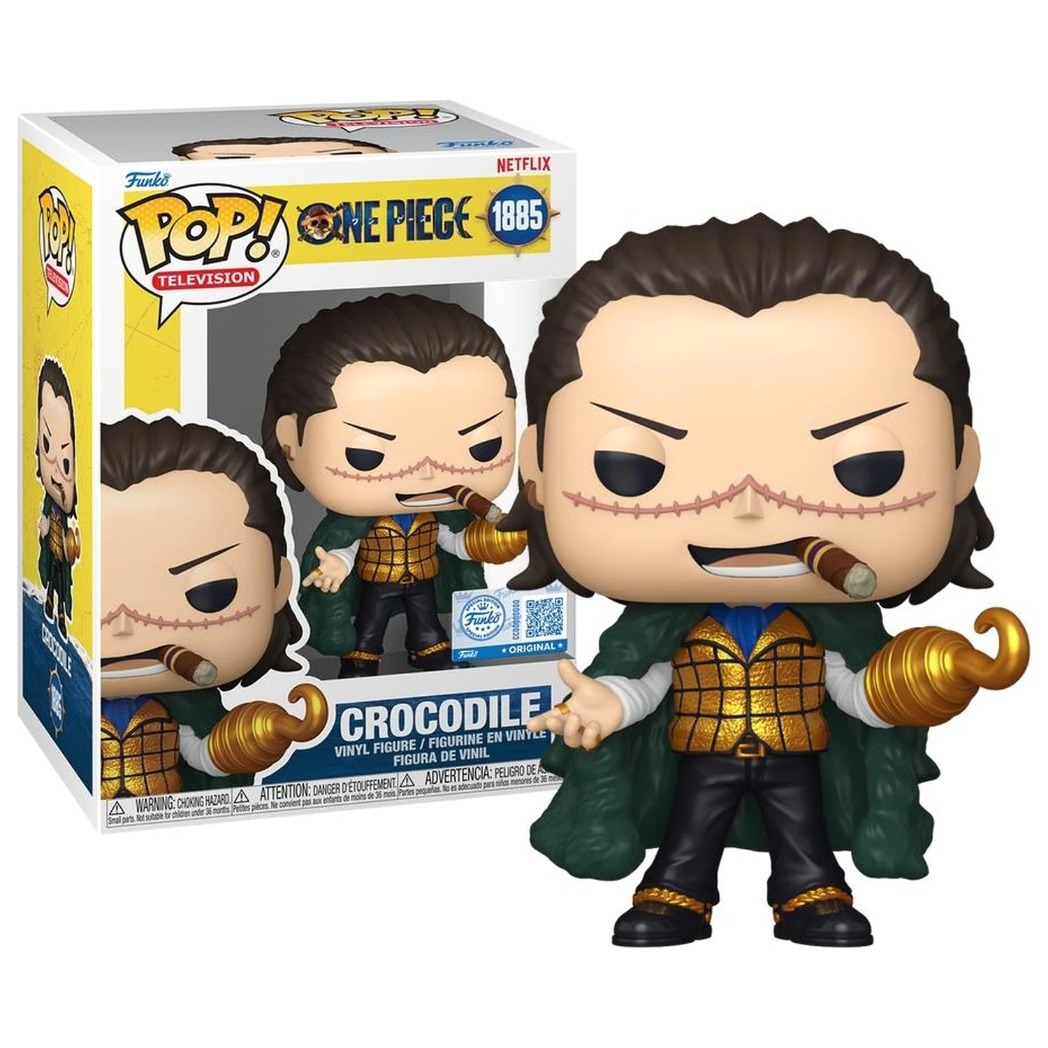 One Piece Netflix Funko Pop figure Crocodile product photo