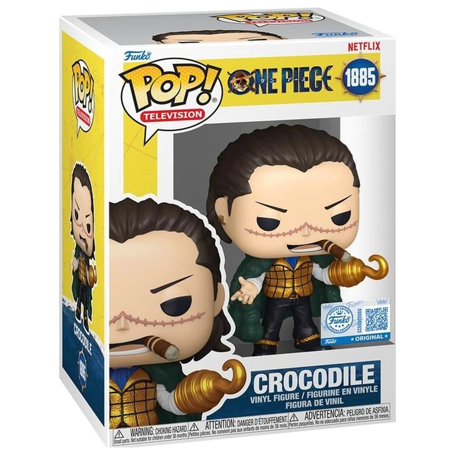One Piece Netflix Funko Pop figure Crocodile product photo
