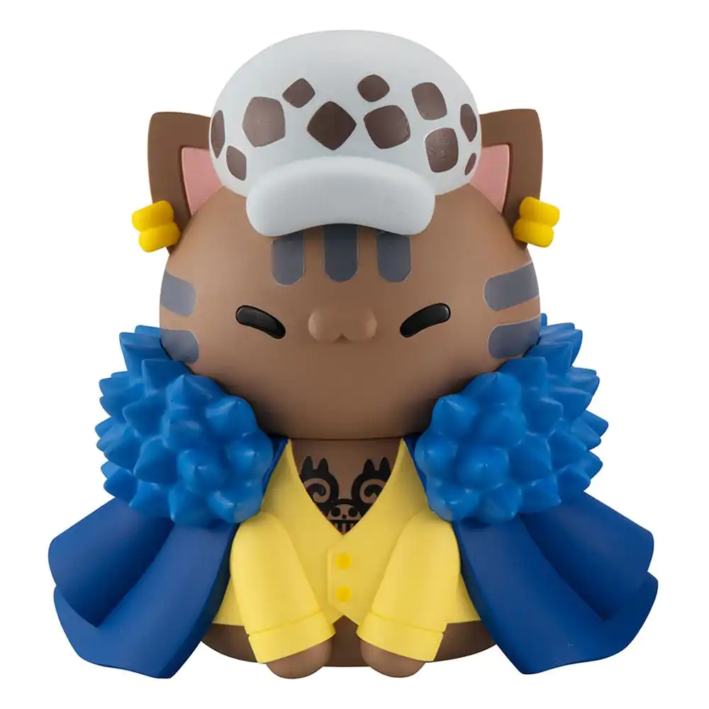 One Piece Nyanto! The Big One Piece Series Trading Figure Monkey D. Luffy &amp; Trafalgar Law &amp; Eustass Kid 10 cm product photo