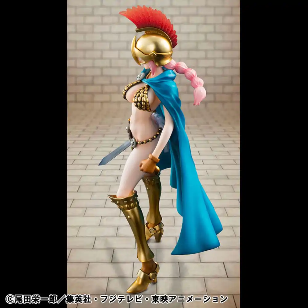 One Piece P.O.P PVC Statue Gladiator Rebecca Sailing Again Super Limited Reprint Ver. 22 cm product photo