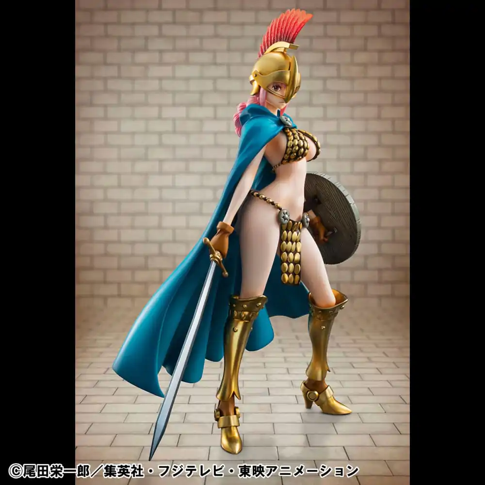 One Piece P.O.P PVC Statue Gladiator Rebecca Sailing Again Super Limited Reprint Ver. 22 cm product photo