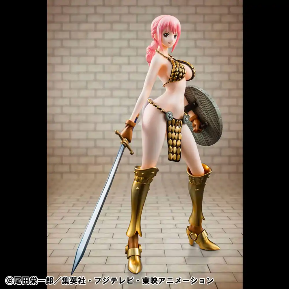 One Piece P.O.P PVC Statue Gladiator Rebecca Sailing Again Super Limited Reprint Ver. 22 cm product photo