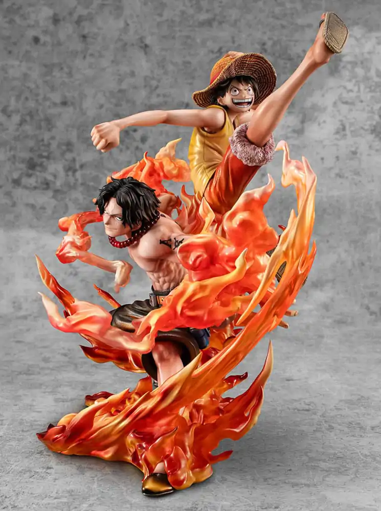 One Piece P.O.P NEO-Maximum PVC Statue Luffy & Ace Bond between brothers 20th Limited Ver. 25 cm termékfotó