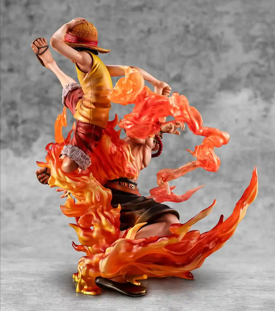 One Piece P.O.P NEO-Maximum PVC Statue Luffy & Ace Bond between brothers 20th Limited Ver. 25 cm termékfotó