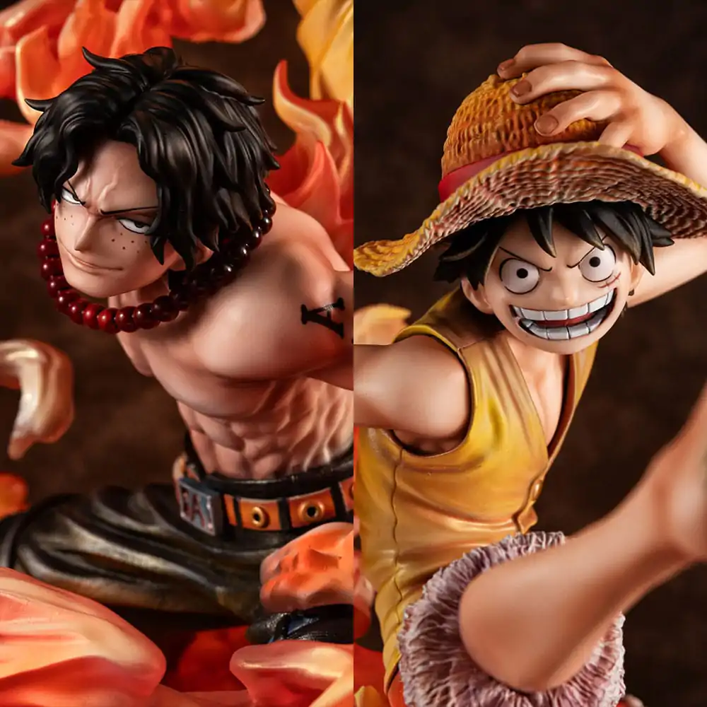 One Piece P.O.P NEO-Maximum PVC Statue Luffy & Ace Bond between brothers 20th Limited Ver. 25 cm termékfotó