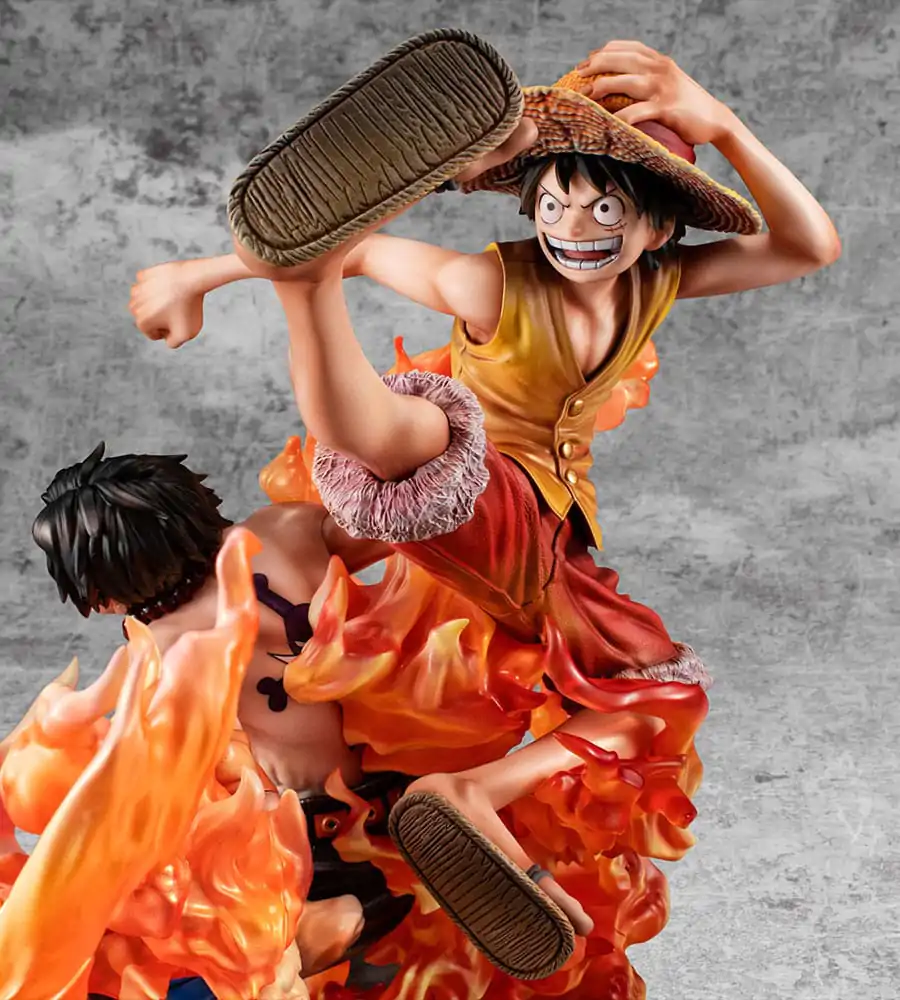 One Piece P.O.P NEO-Maximum PVC Statue Luffy & Ace Bond between brothers 20th Limited Ver. 25 cm termékfotó