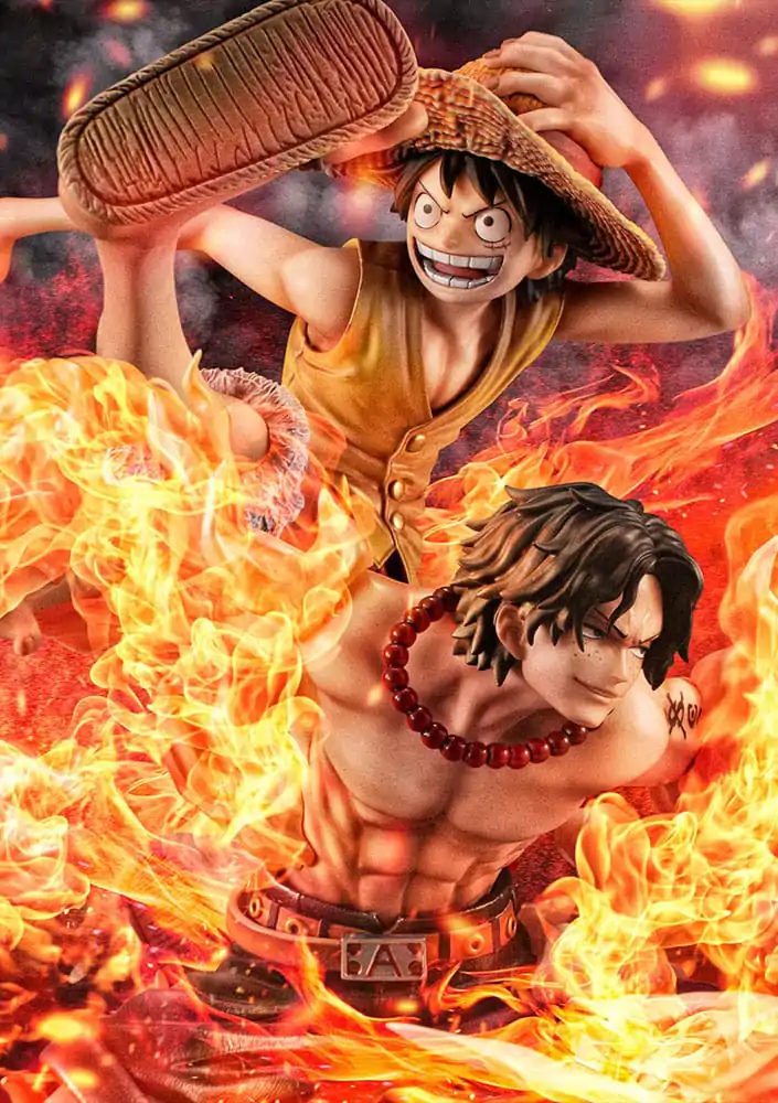 One Piece P.O.P NEO-Maximum PVC Statue Luffy & Ace Bond between brothers 20th Limited Ver. 25 cm termékfotó